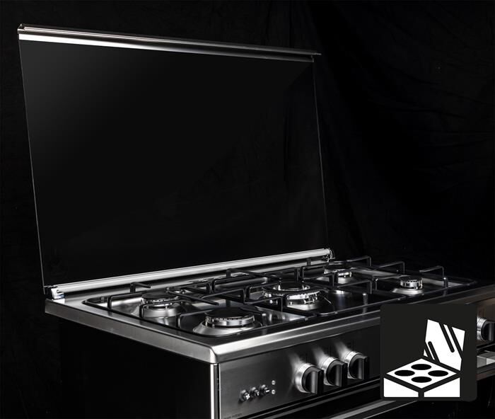 GLEM GAS - Cucina SA965VI Classe A-Inox