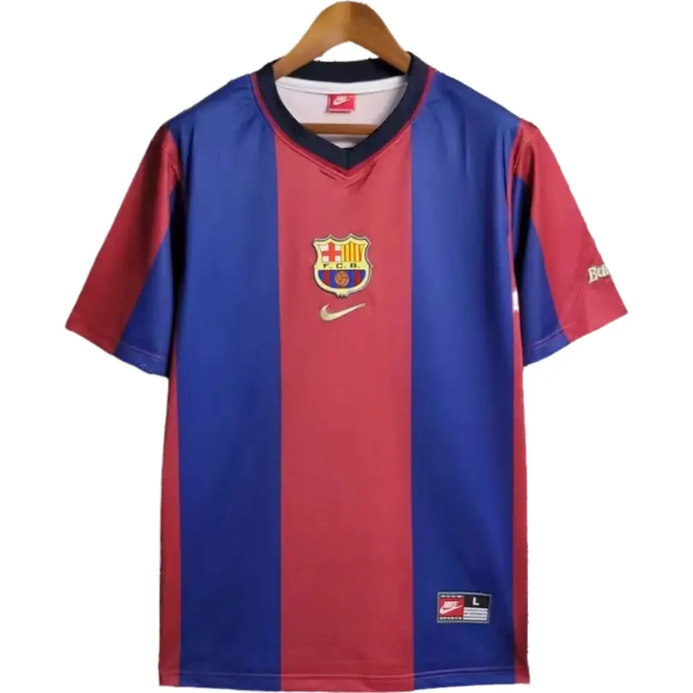 1998/99 Barcelona Home Retro Shirt - Fans Edition