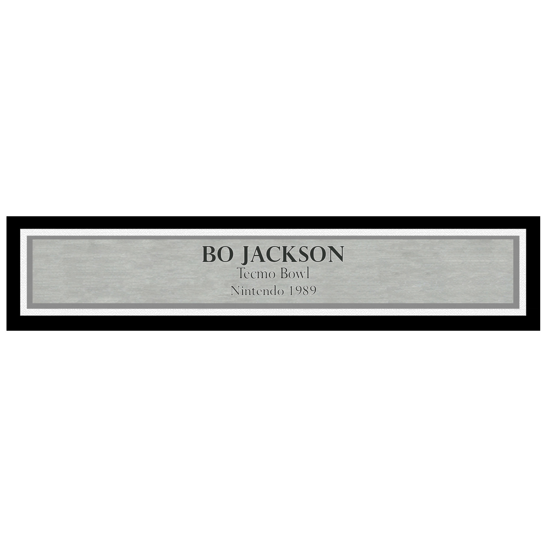 Bo Jackson Autographed Framed Nintendo Tecmo Bowl Photo with NES Controller - Beckett Authenticated