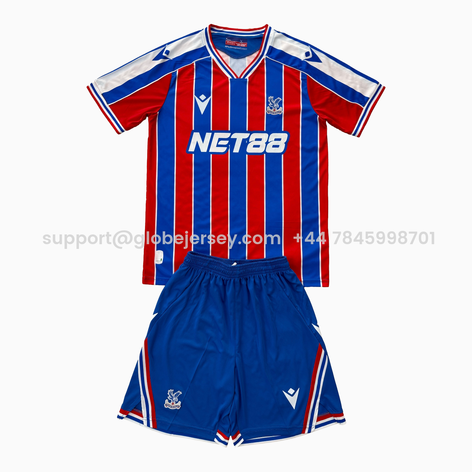 Crystal Palace 25-26 Home Men's Adult Jersey Set - Fans Version