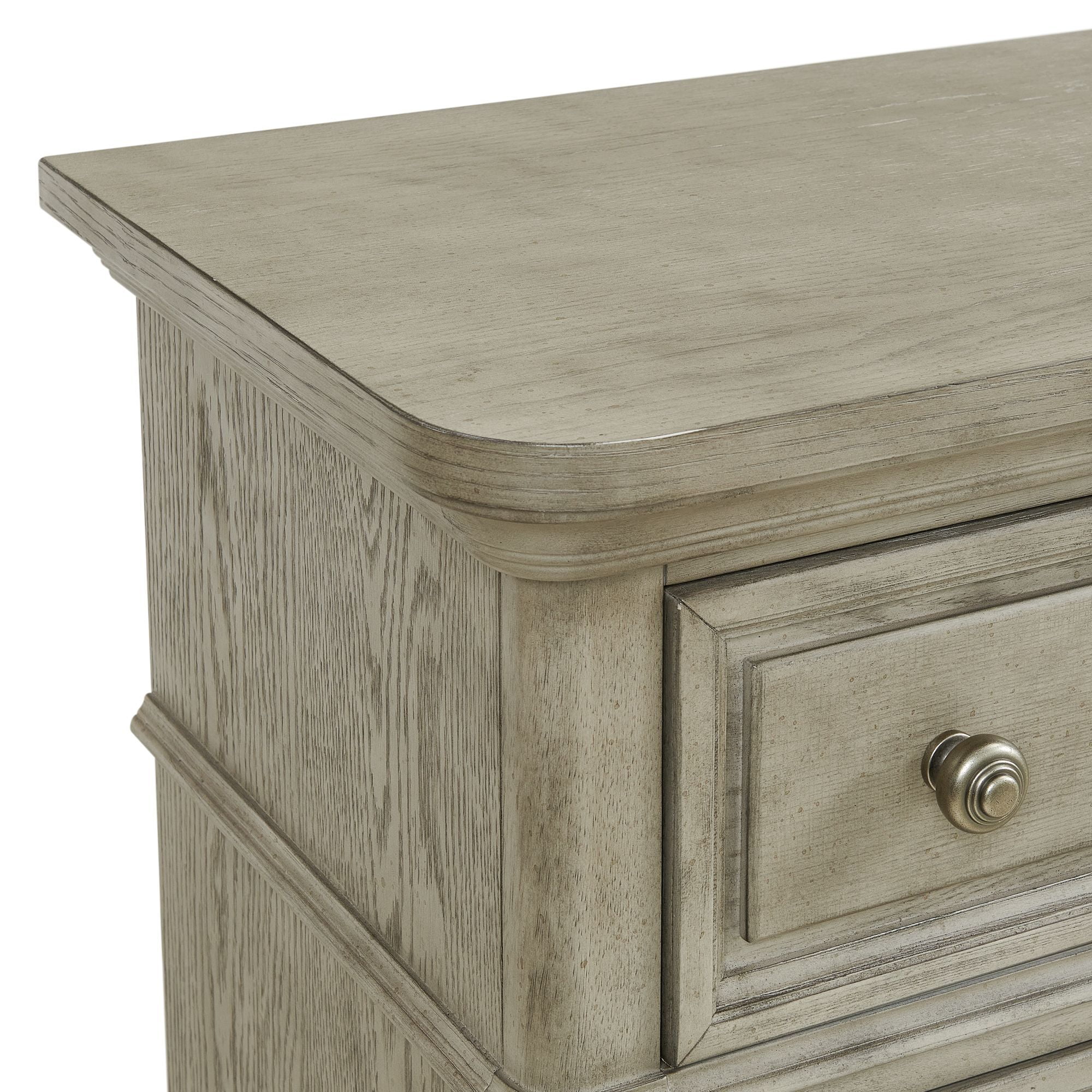 Picket House Furnishings Emiko Queen Panel 5PC Bedroom Set - Grey