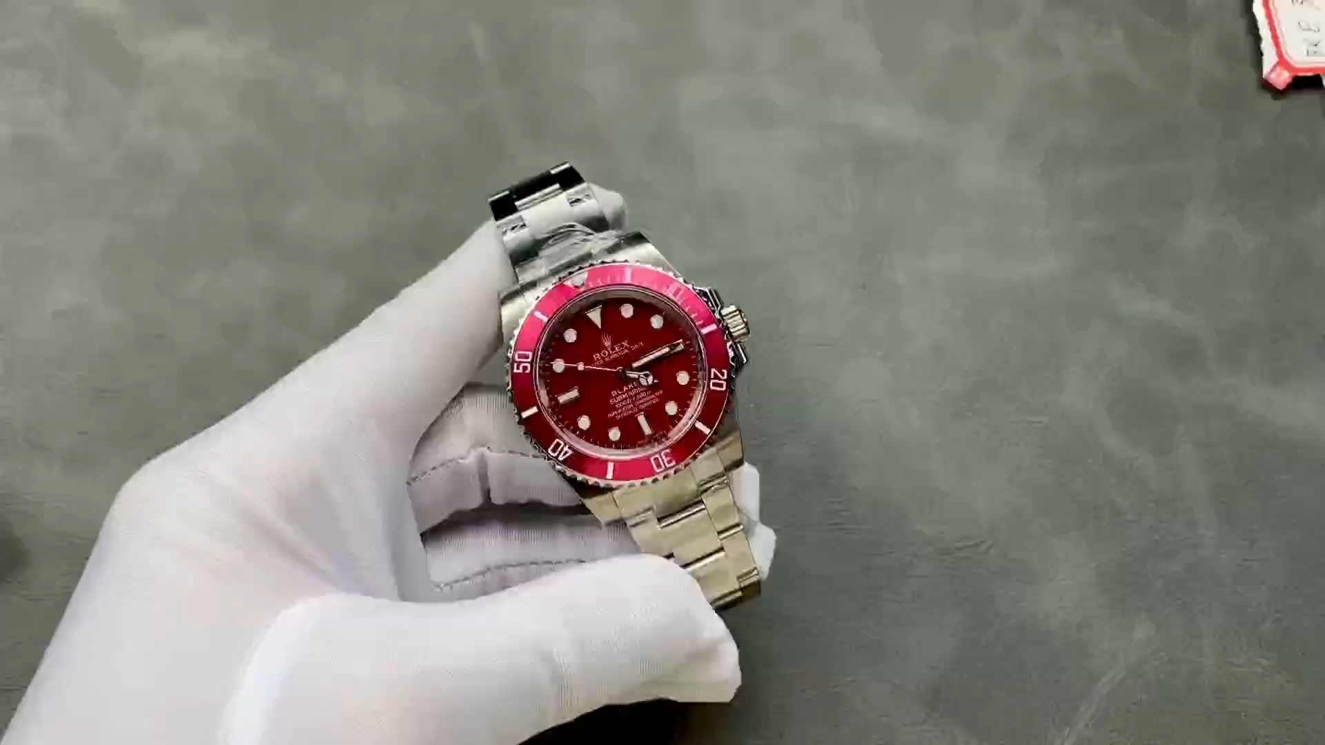【Super Clone】Rolex Blaken Submariner Truckee Red Limited Edition 40MM Mens Replica Watch