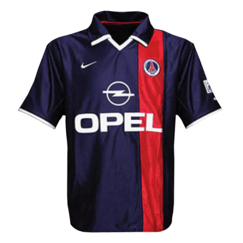 PSG 2001/02 Home Retro Soccer Jersey