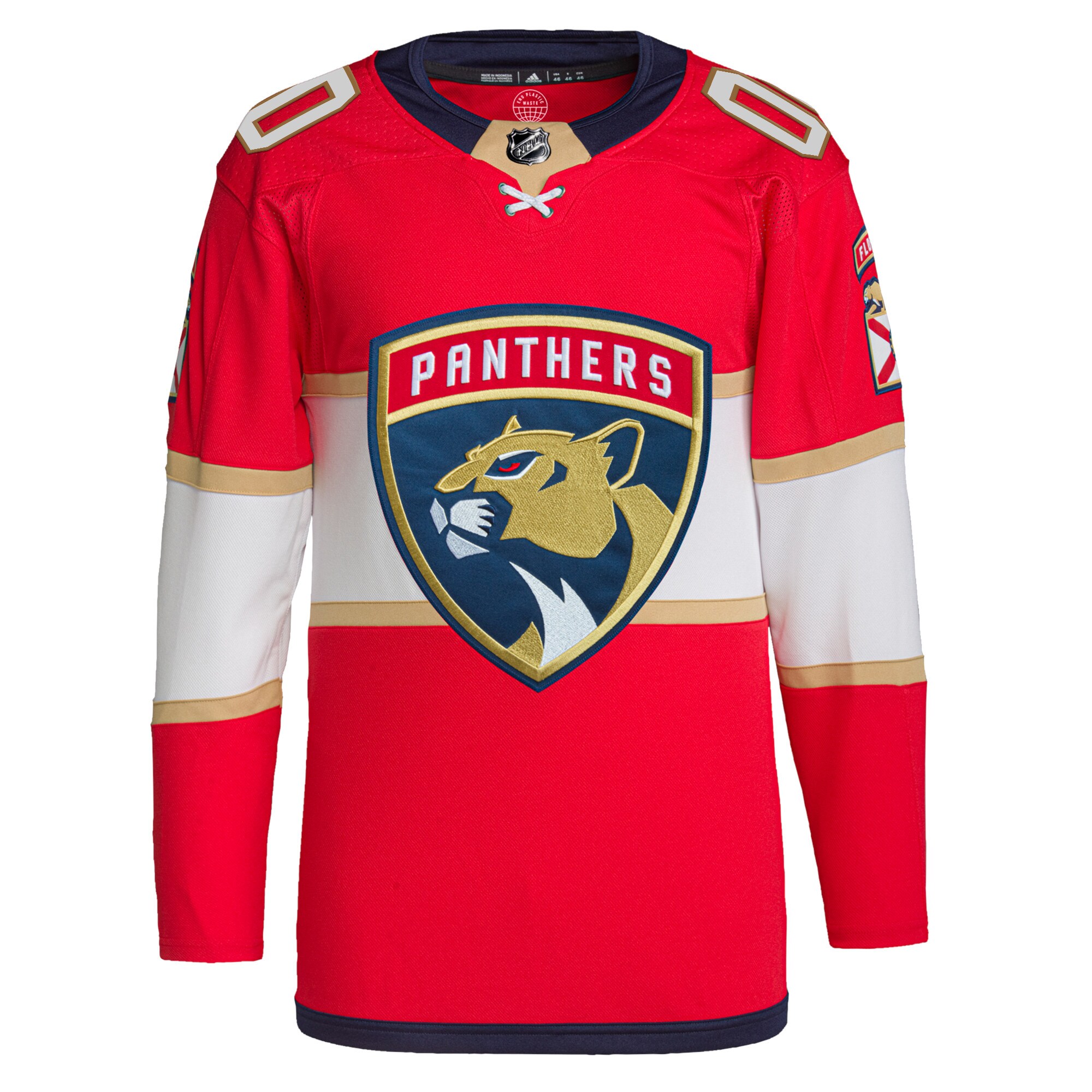 Florida Panthers   Home  Primegreen  Custom Jersey – Red