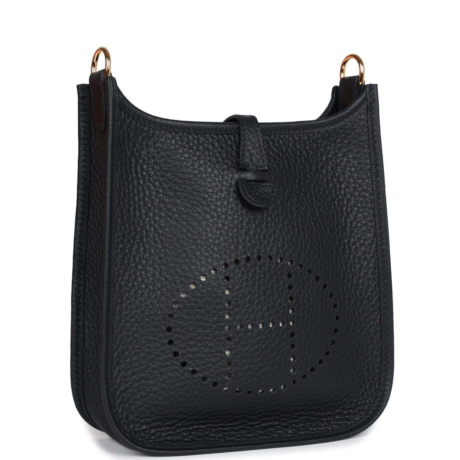 Evelyne TPM Black Clemence Gold Hardware
