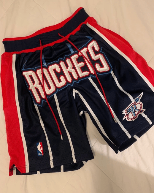 Houston Rockets Throwback Basketball Shorts