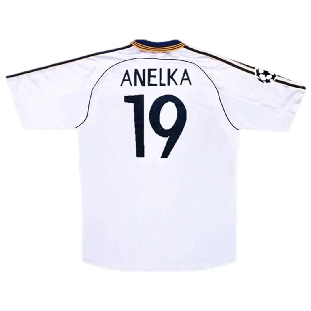 ANELKA #19 Real Madrid 1998/00 Home Retro Soccer Jersey