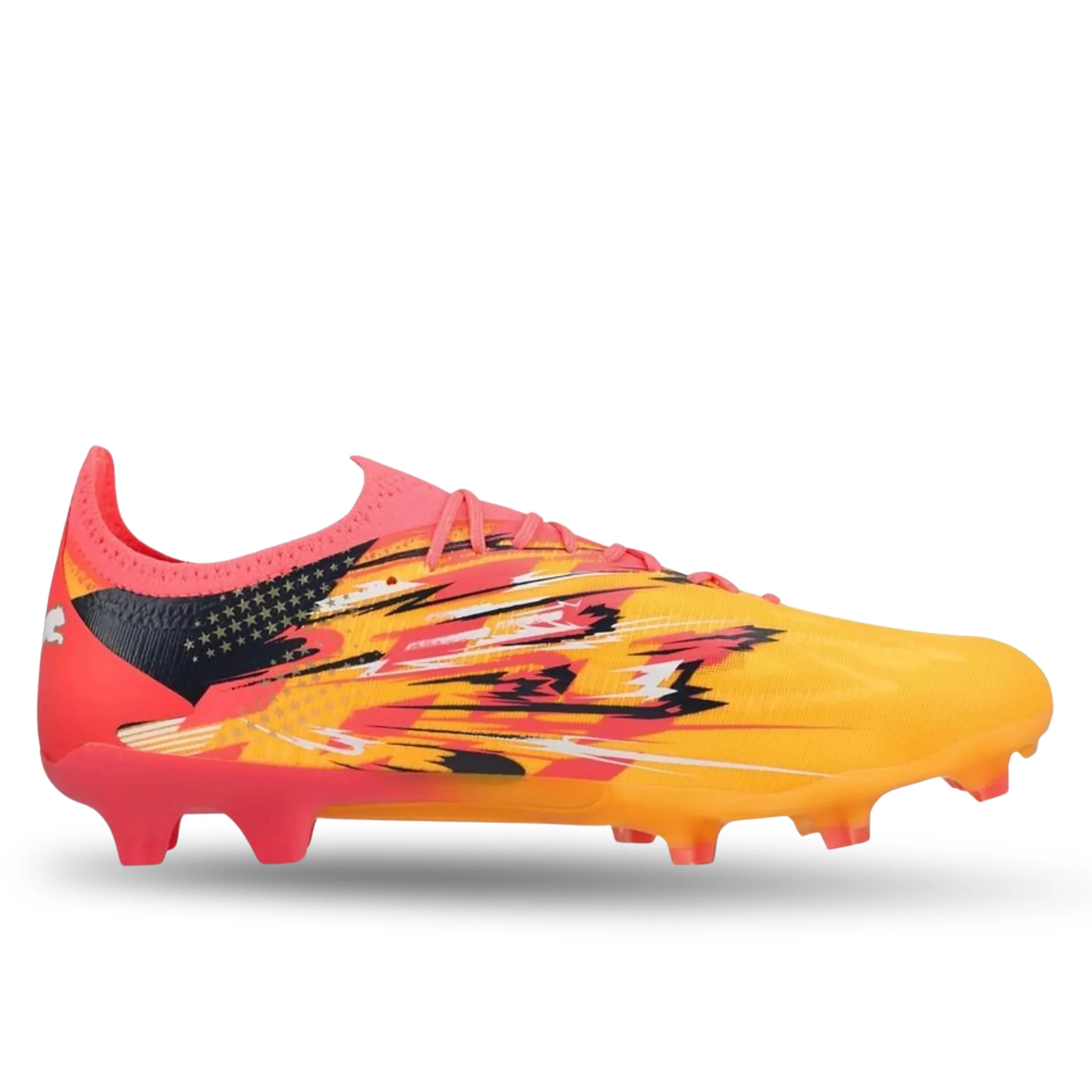 Puma Ultra Ultimate Christian Pulisic FG/AG Soccer Cleats (Sun Stream/Puma Navy)