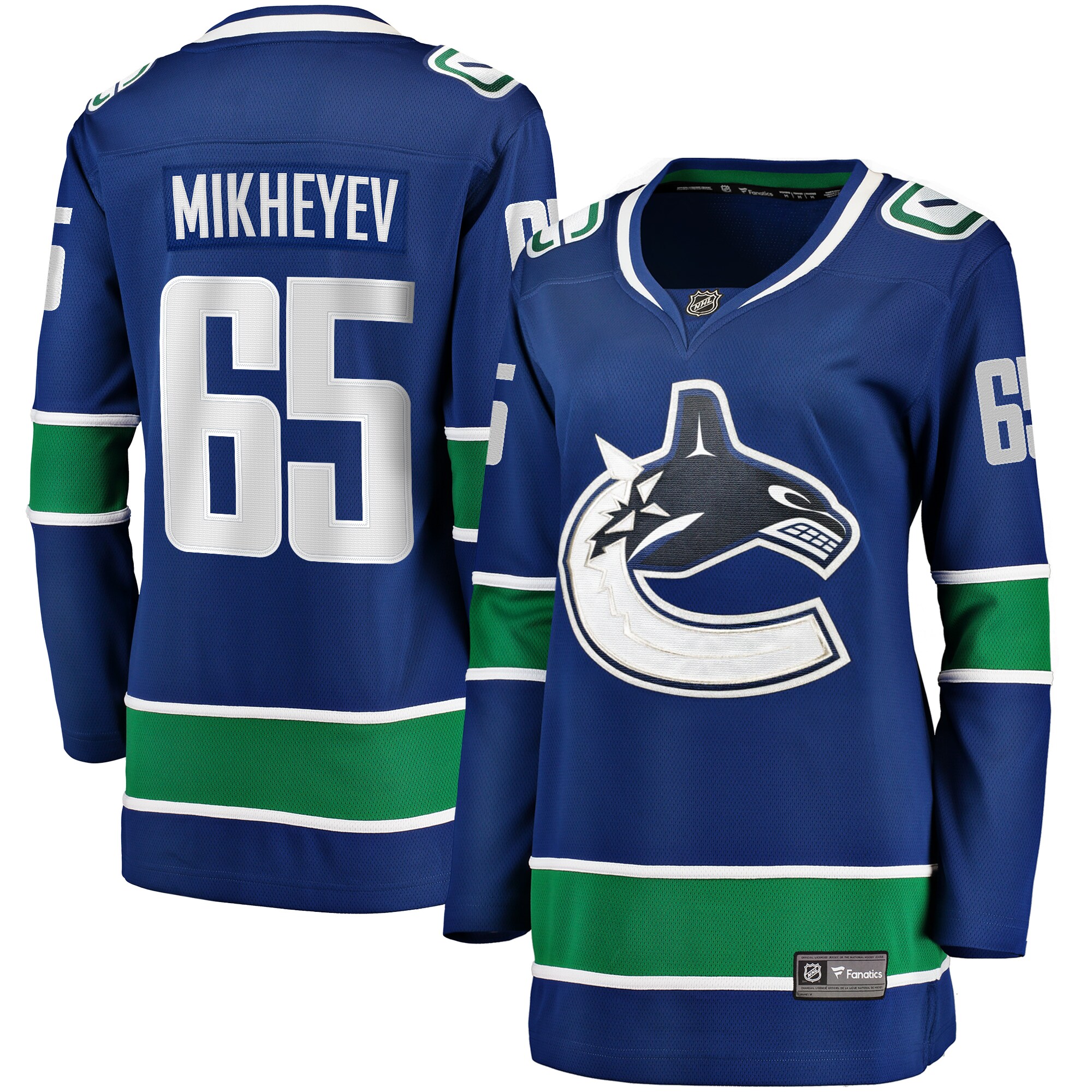 Ilya Mikheyev Vancouver Canucks Fanatics Women’s Home Breakaway   Jersey – Blue