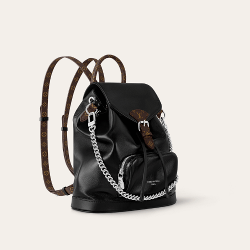 Louis Vuitton Montsouris Vibe Pm Black 9.8 Inches M12587