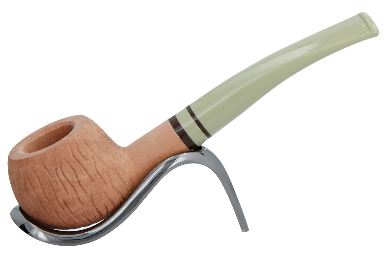 Savinelli Oliva Natural Rustic 315 - 6mm Briar Pipe