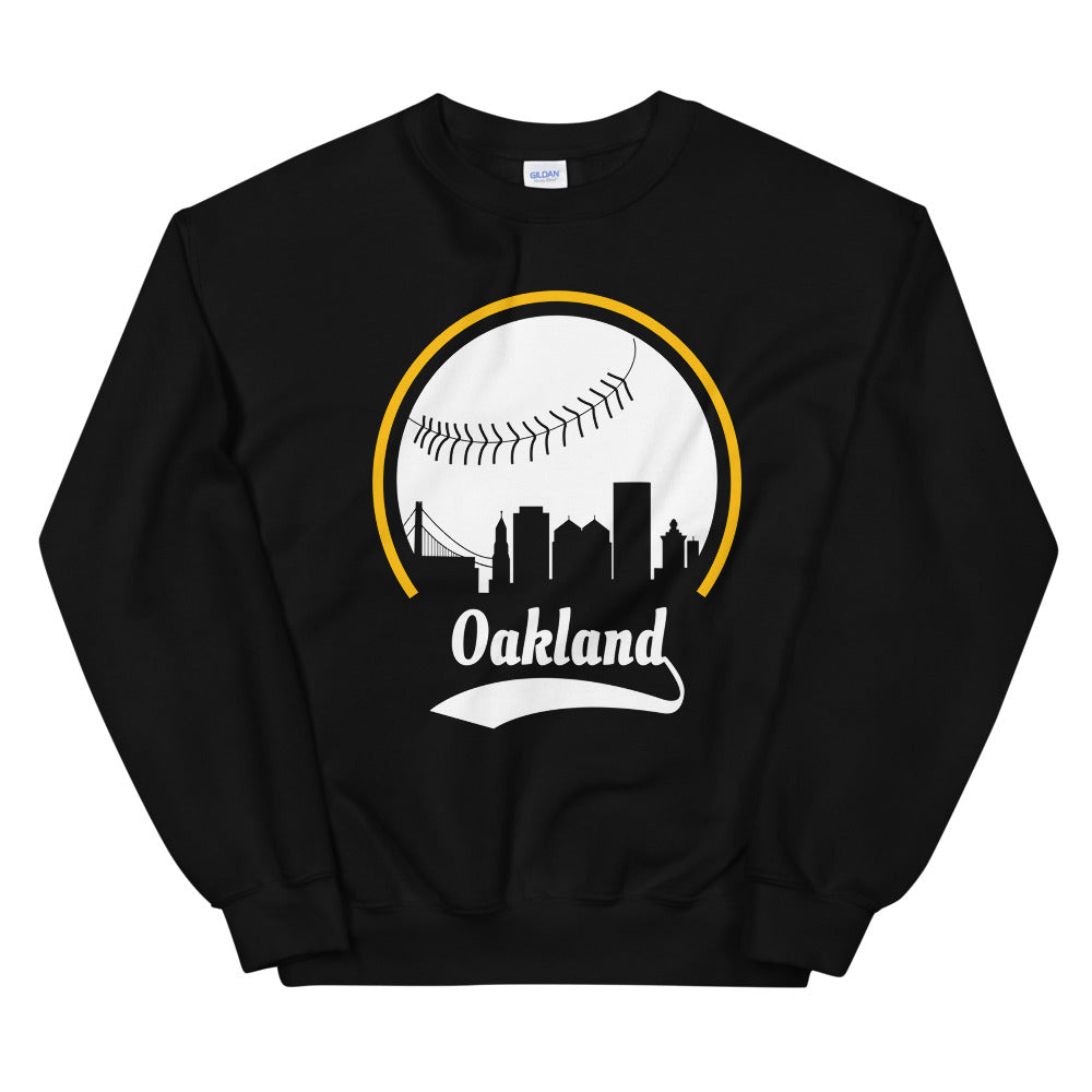 Unisex Oakland Athletics Baseball Crewneck Sweatshirt