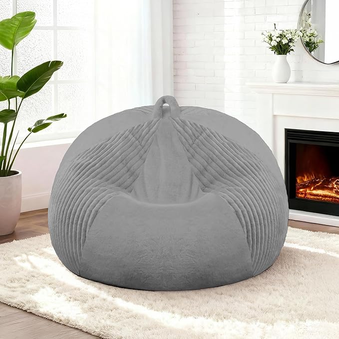BUBBLEBEAN 2FT Bean Bag Chairs Teardrop Beanbag Chair