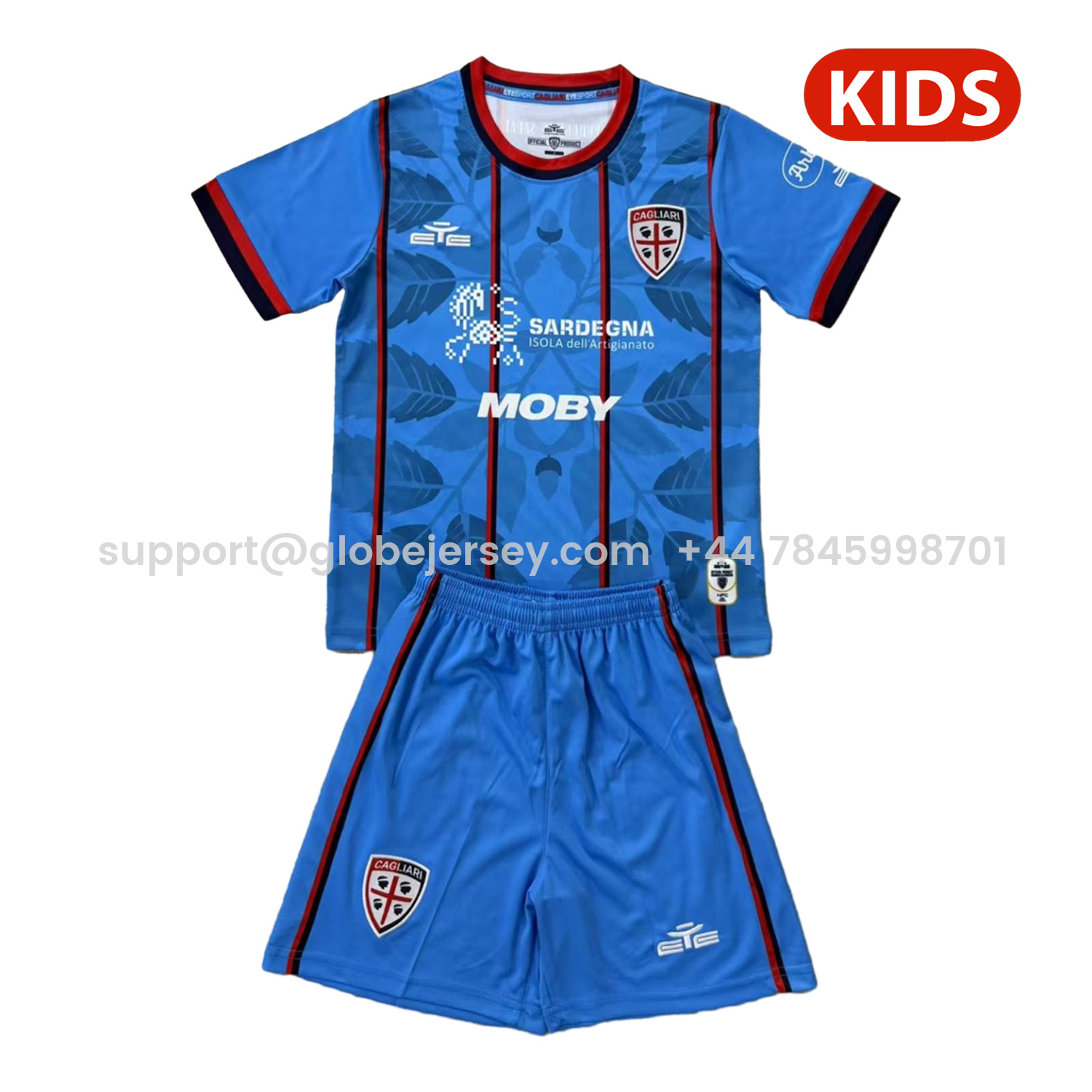 Cagliari Calcio 25-26 Third Kids Kit