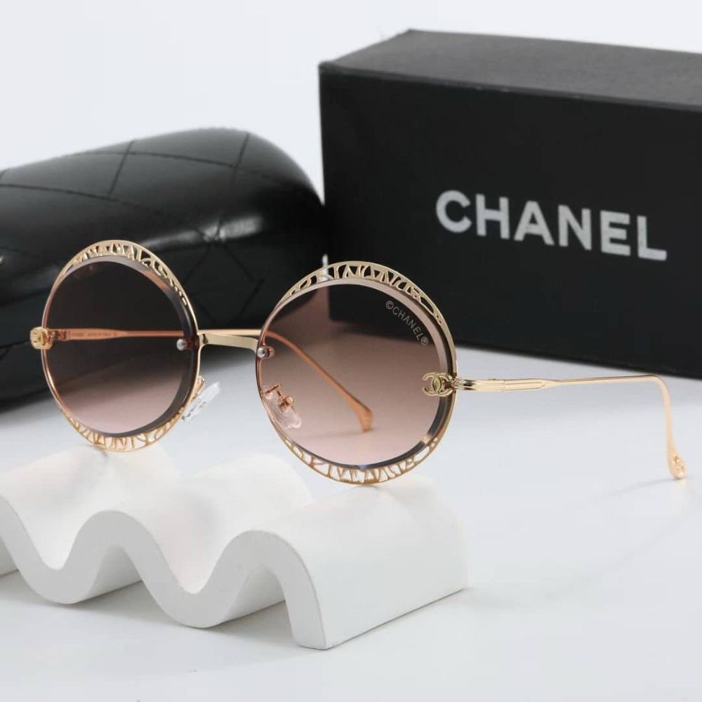 Chanel Soleil Vintage Sunglasses Brown