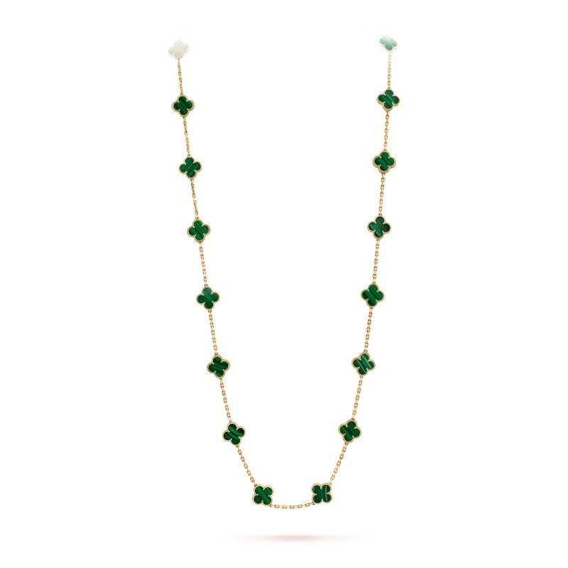 Vintage Alhambra long necklace, 20 motifs