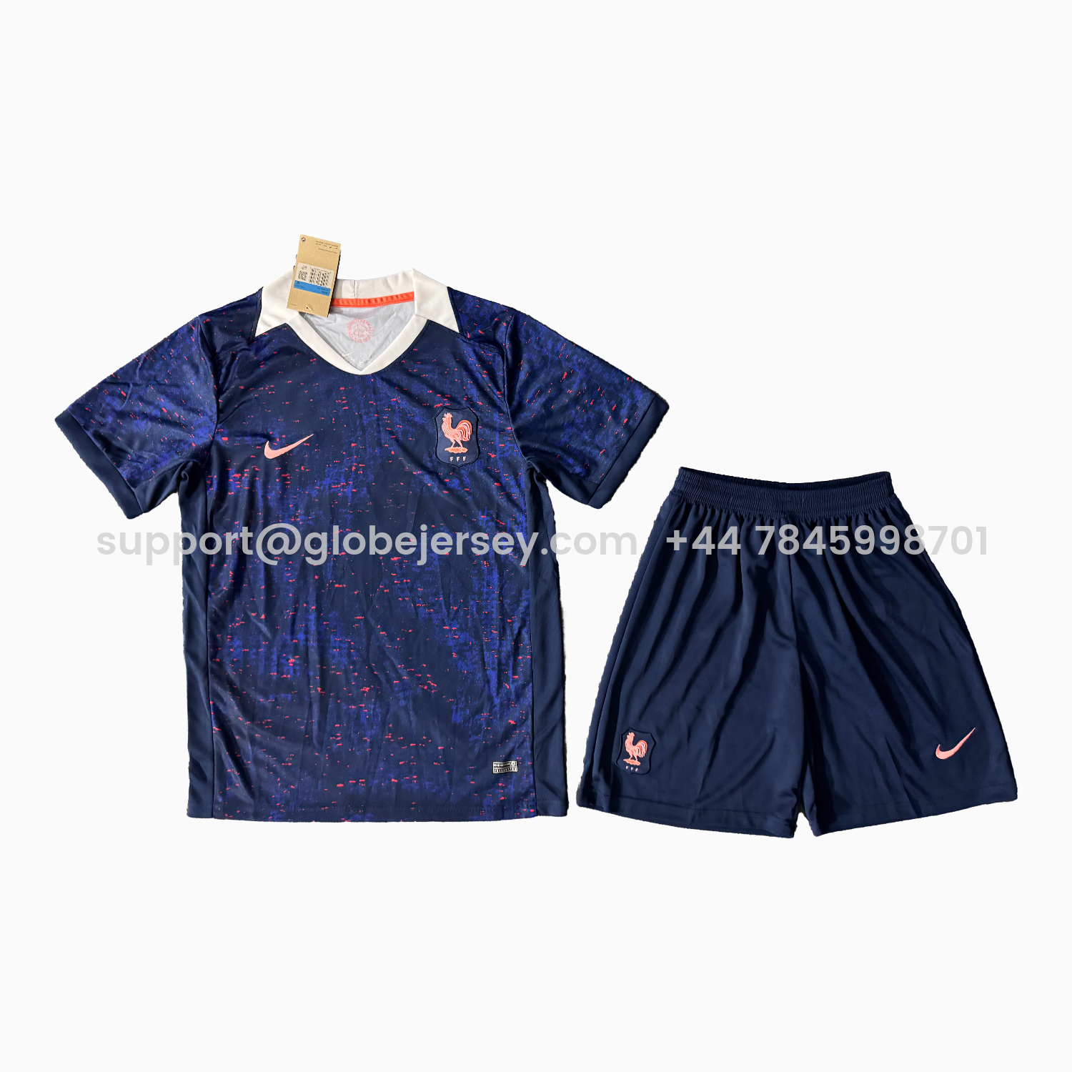 France 25-26 Women's Team Home Men's Adult Jersey Set - Fans Version