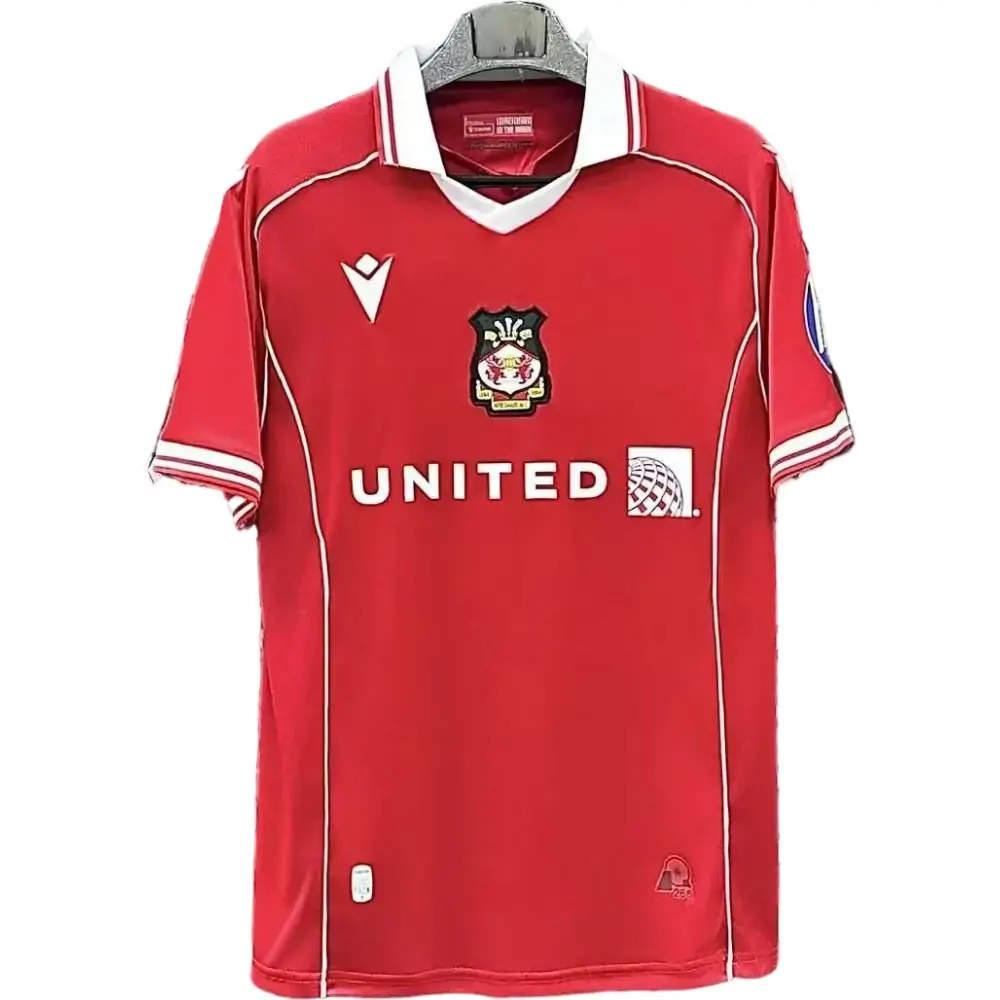 2025/26 Wrexham Home Jersey - Fans Edition