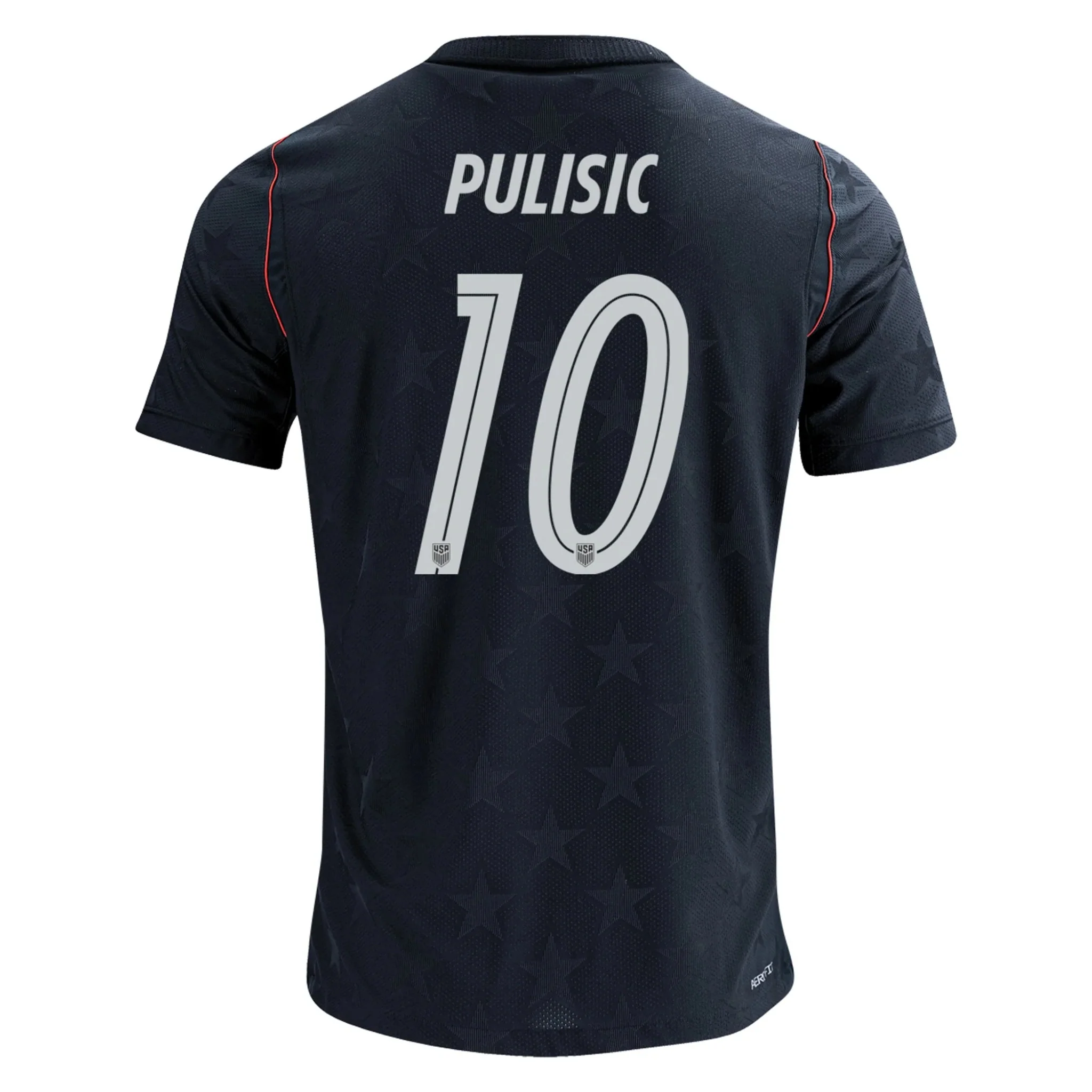 Nike Men's Christian Pulisic United States Match Authentic Away Jersey 2026 (Dark Obsidian/Pure Platinum)