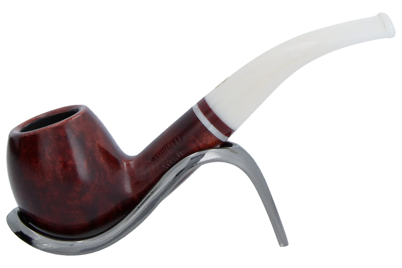 Savinelli Avorio Smooth Burgundy 626 - 6mm Briar Pipe