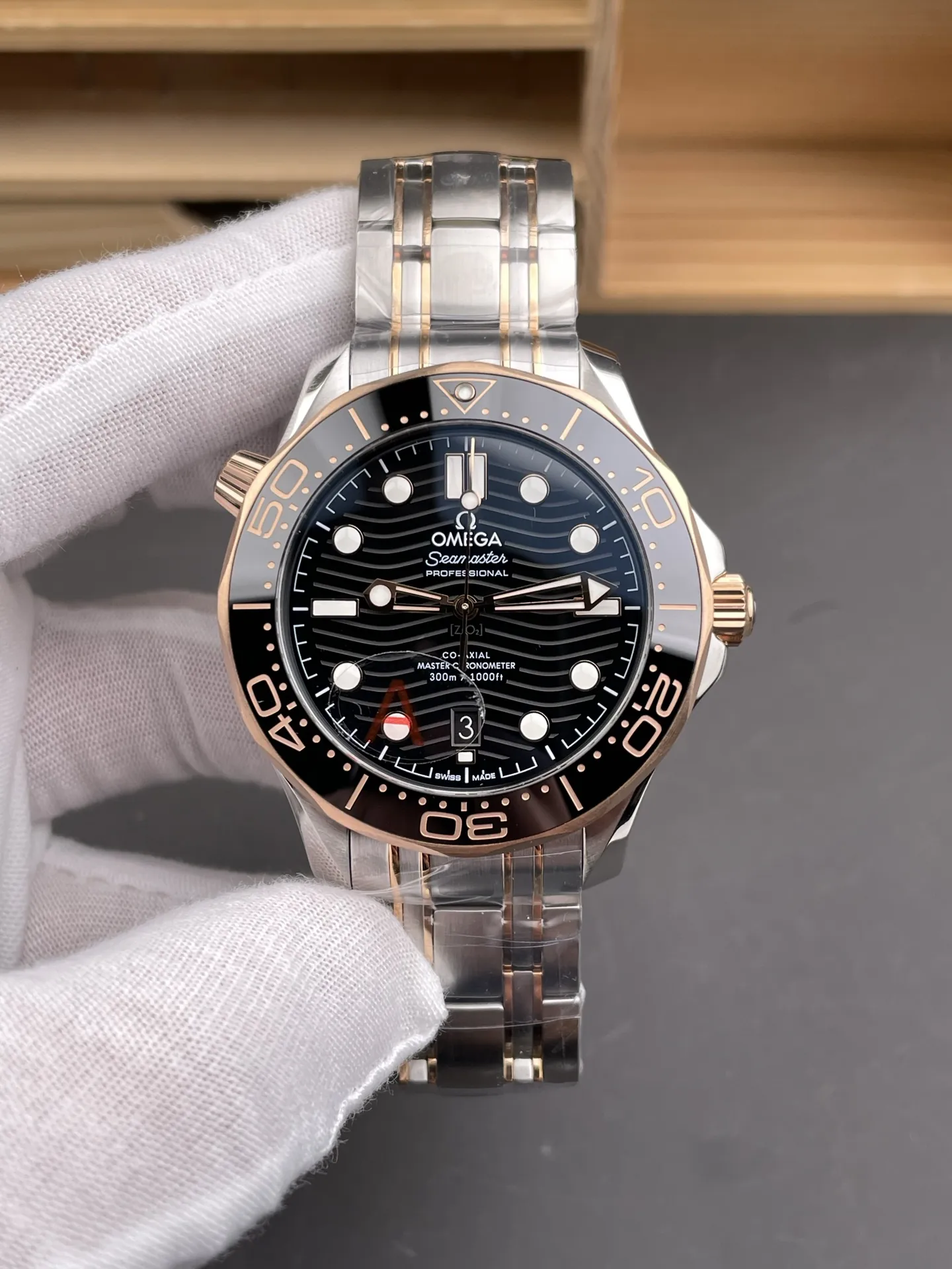 Omega Seamaster 300 Rose Gold 42mm