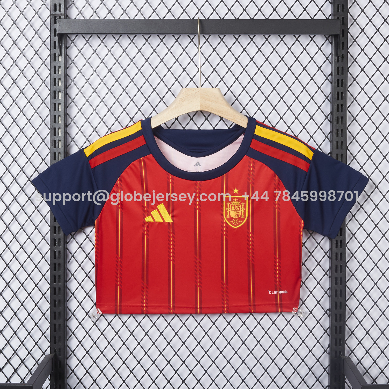 Women's Spain 2026 Home Cropped Jersey