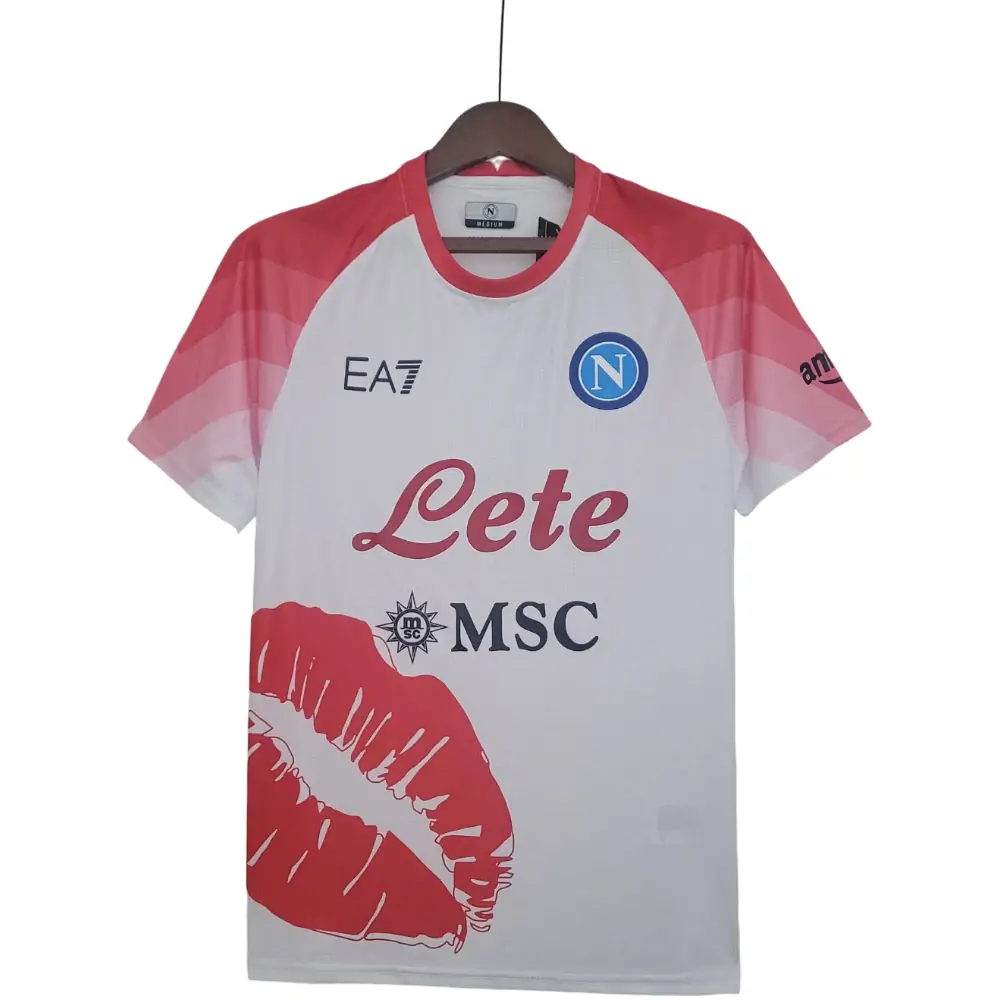2023/24 Napoli Valentine's Day Limited Edition White Jersey - Fans Edition