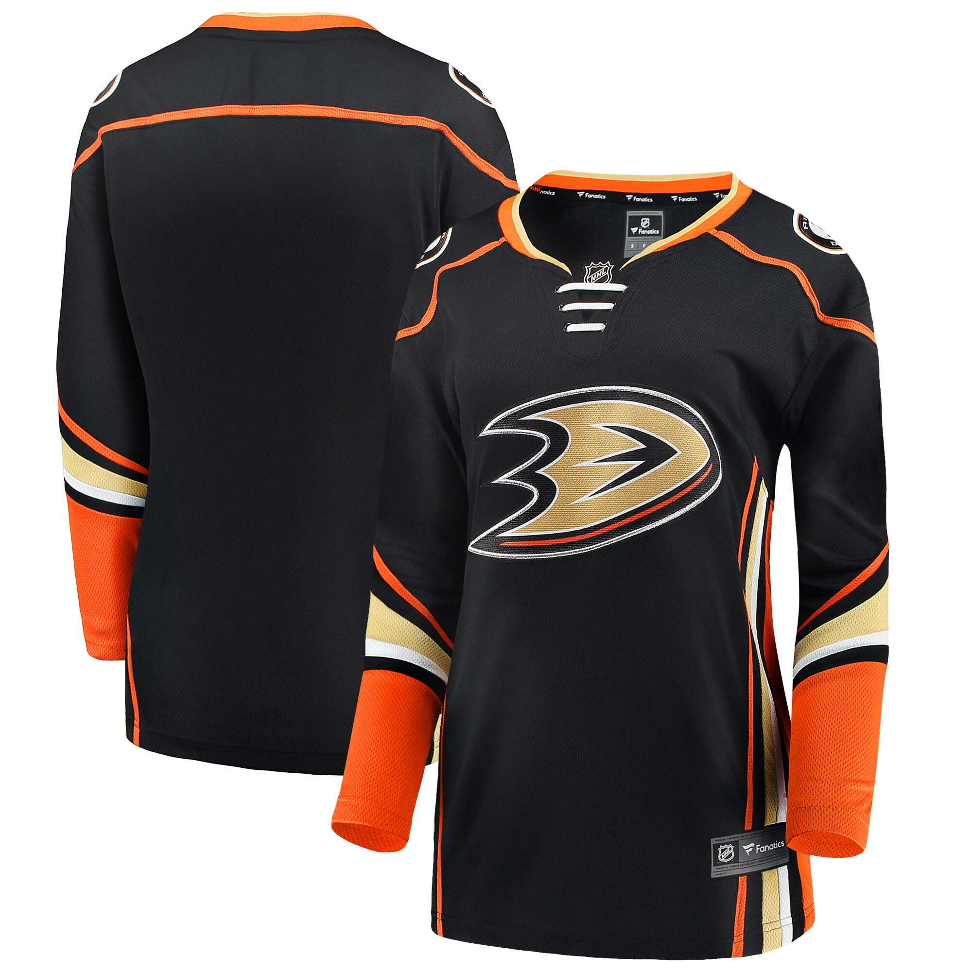 Anaheim Ducks Fanatics Women’s Breakaway Home Jersey – Black