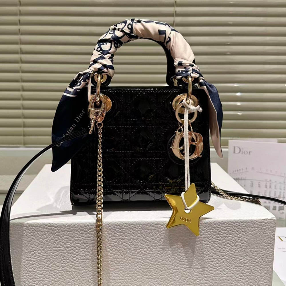 Dior Mini Lady Bag - Lacquered