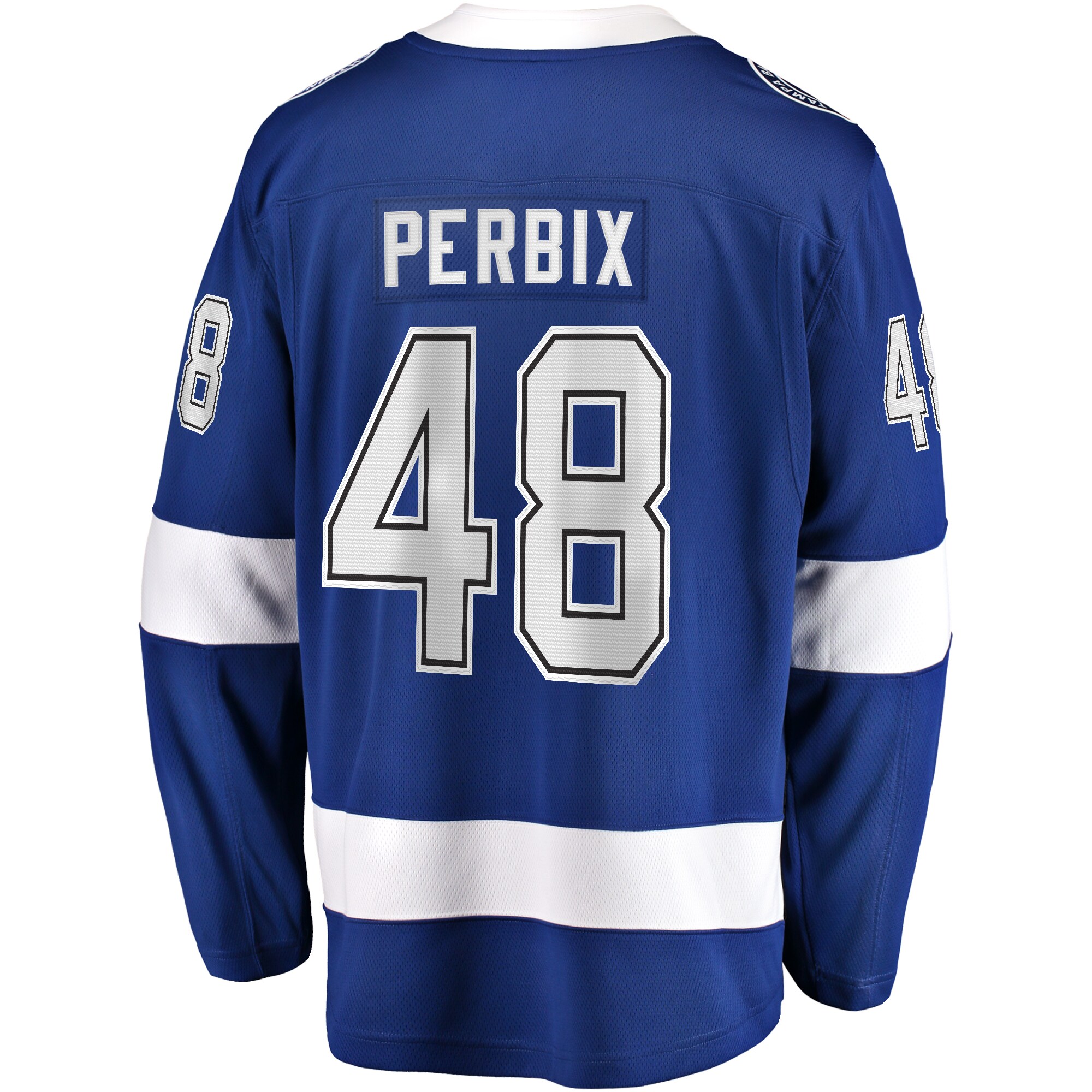Nick Perbix Tampa Bay Lightning Fanatics Home Breakaway Jersey – Blue