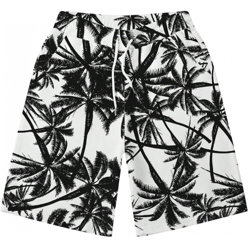 Men's Beach Shorts Tropical Print
