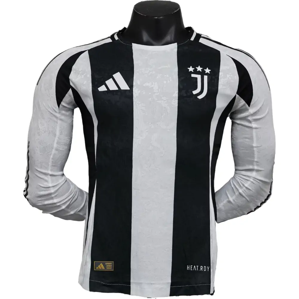 2024/25 Juventus Home Long Sleeve Shirt - Player Version