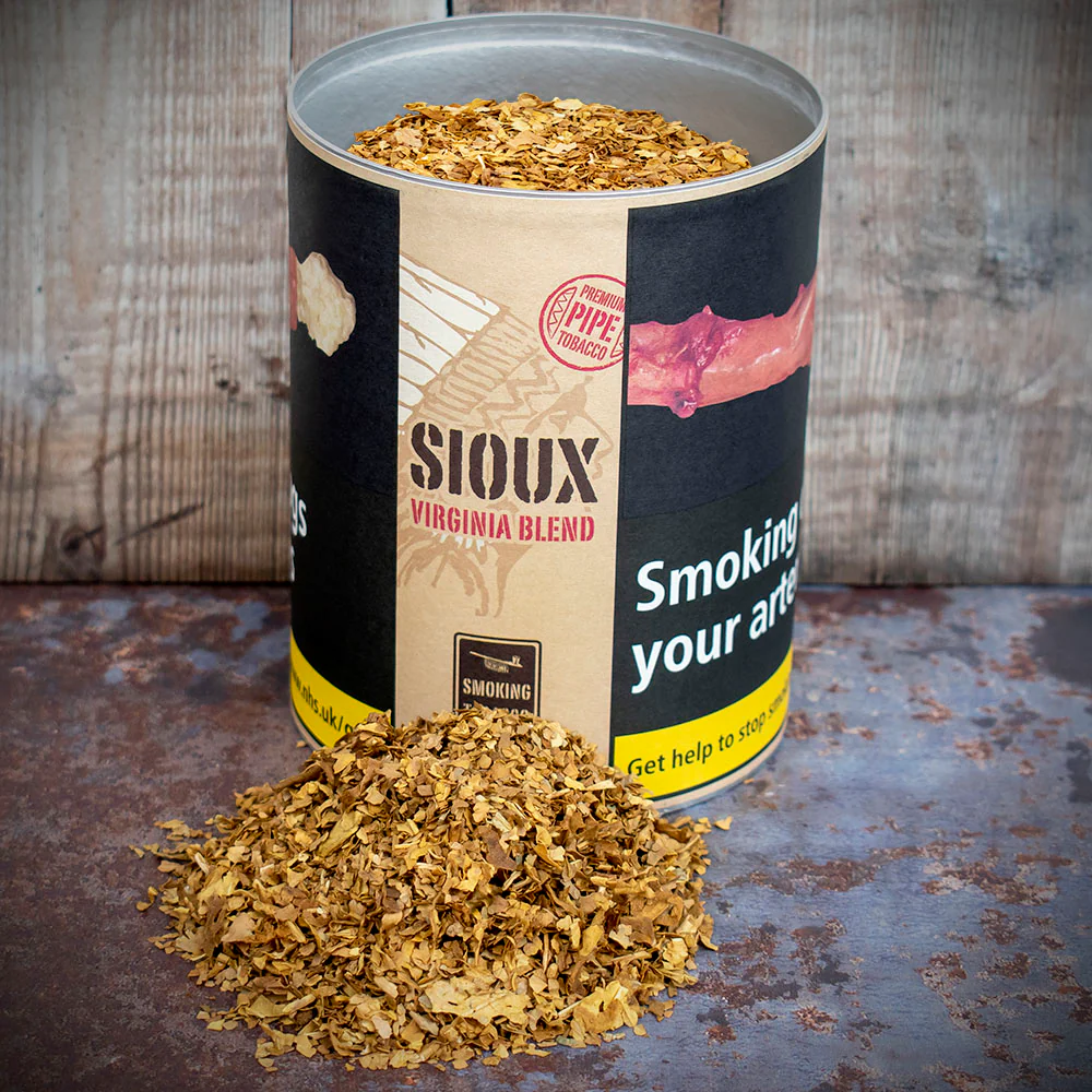 SIOUX Volume Virginia Shag Tobacco - 50g Can