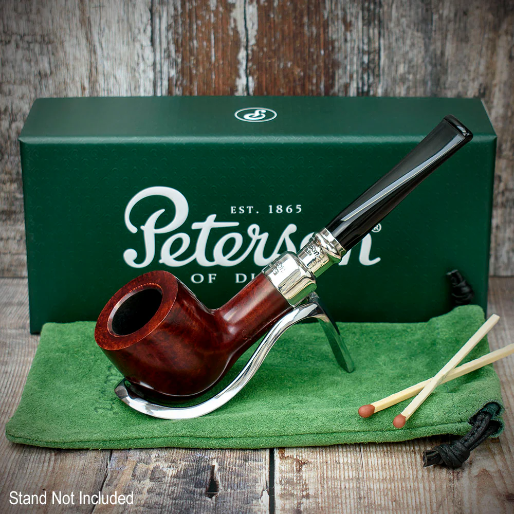 Peterson of Dublin Red Spigot Briar Smoking Pipe - Shape 606