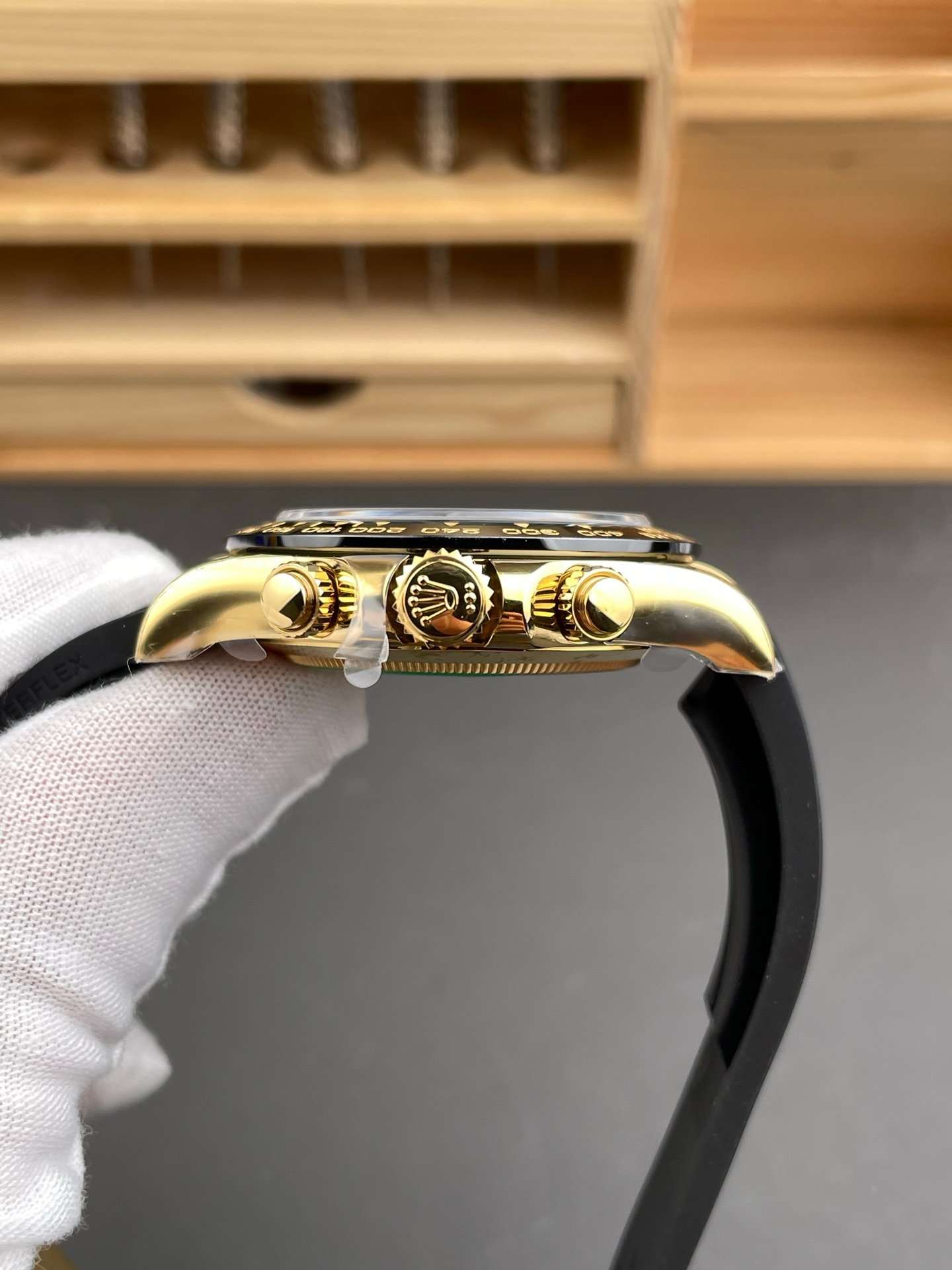 Rolex Daytona Gold Eye Rubber