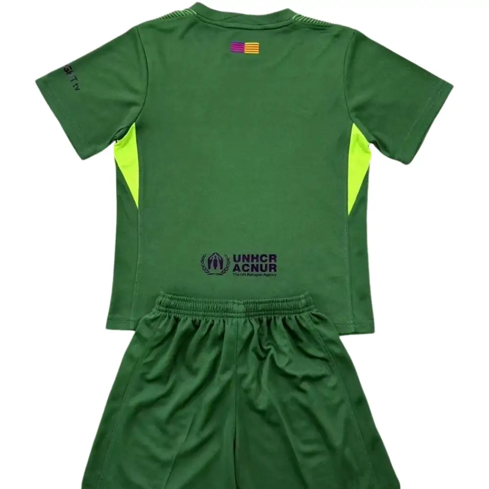2025/26 Barcelona Goalkeeper Children's Jersey - Fans Edition