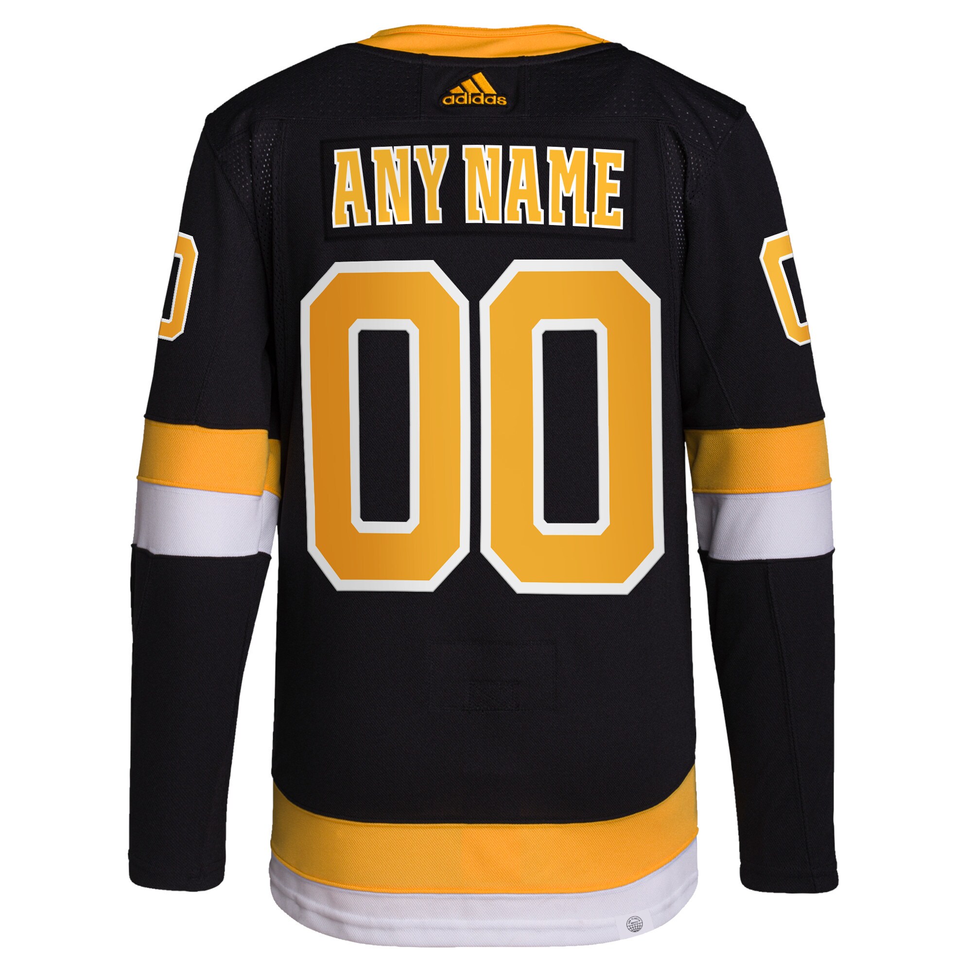 Boston Bruins   Alternate  Primegreen  Custom Jersey – Black