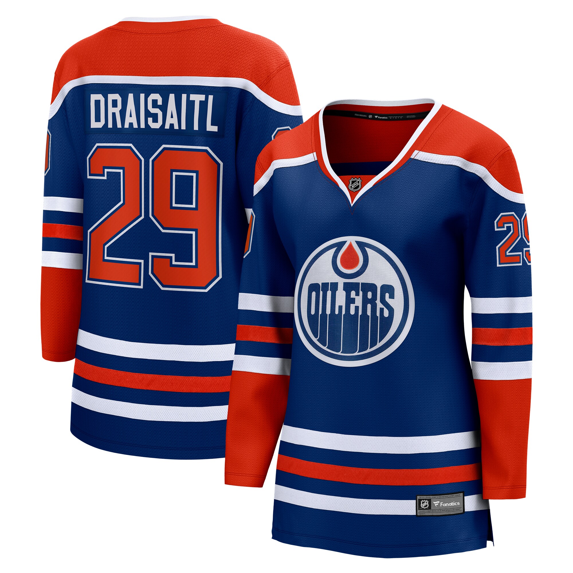 Leon Draisaitl Edmonton Oilers Fanatics Women’s Home Breakaway   Jersey – Royal