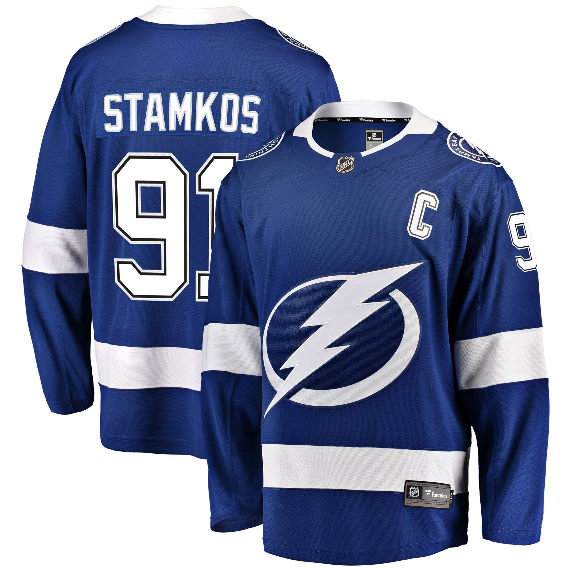 Steven Stamkos Tampa Bay Lightning Fanatics Breakaway   Jersey – Blue