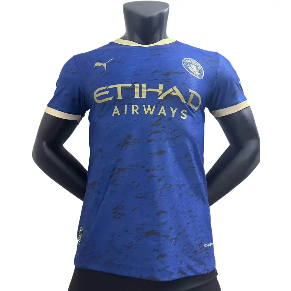 2023 Player Version Manchester City Chinese New Year Commemorative Edition Blue Football Shirt 1:1 Thai Quality