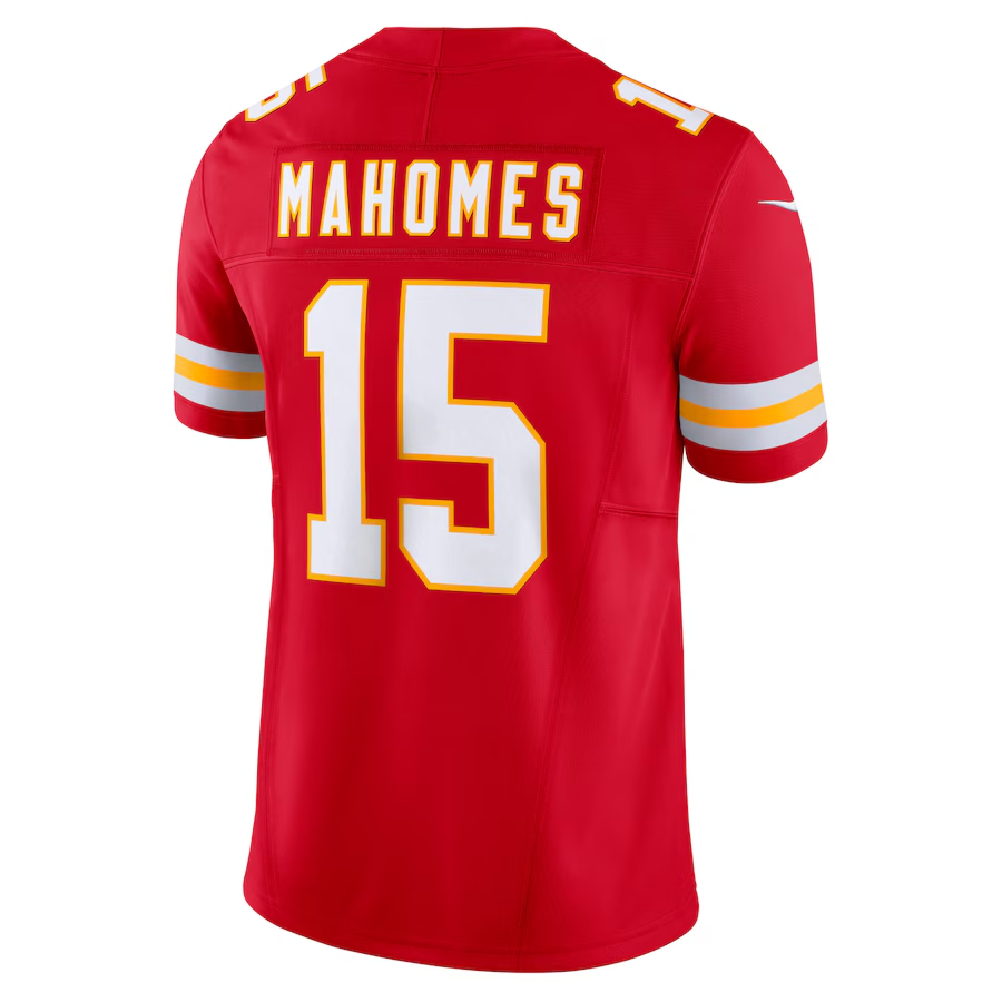 Kansas City Chiefs Patrick Mahomes Red Vapor F.U.S.E. Limited Jersey
