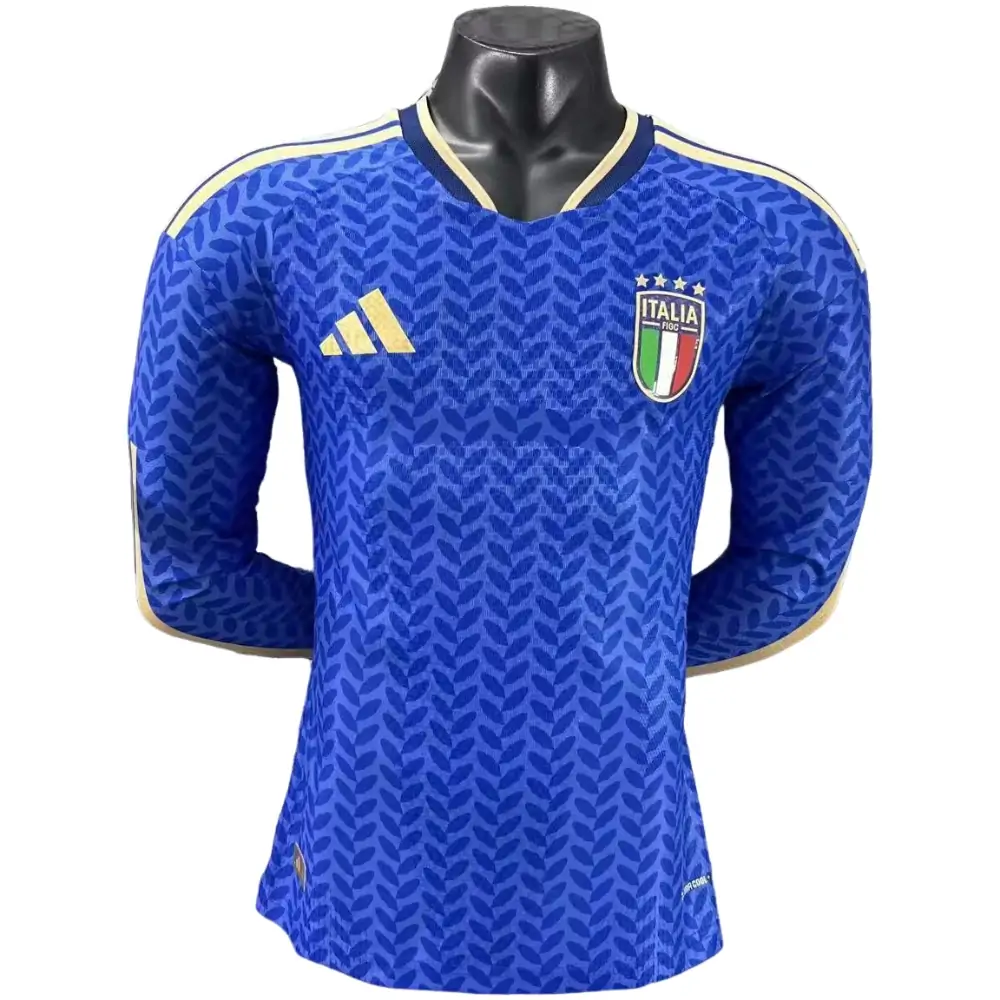 2026-27 Italy Home Long Sleeve Jersey - Player Edition
