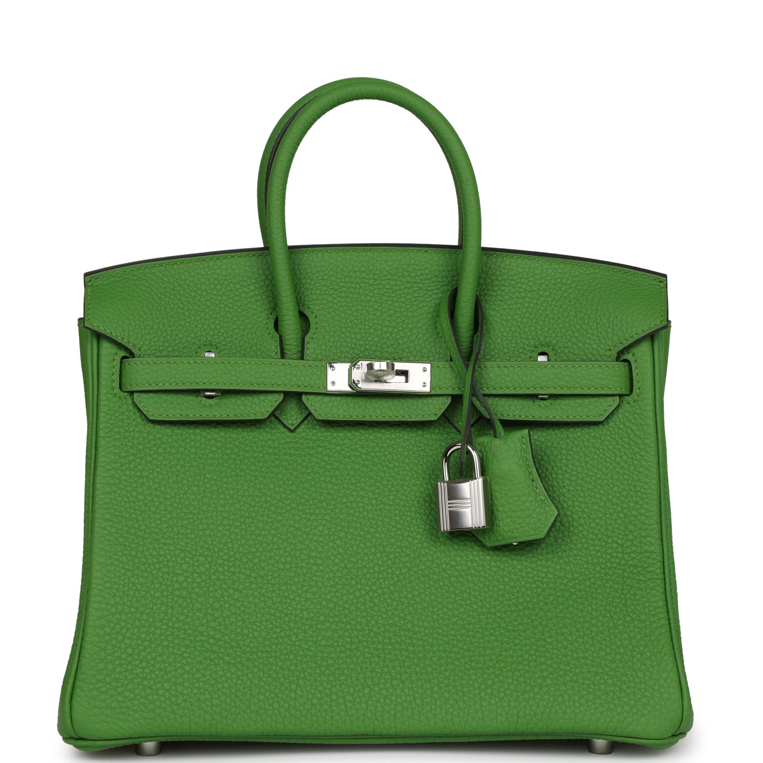 Birkin 25 Vert Yucca Togo Palladium Hardware
