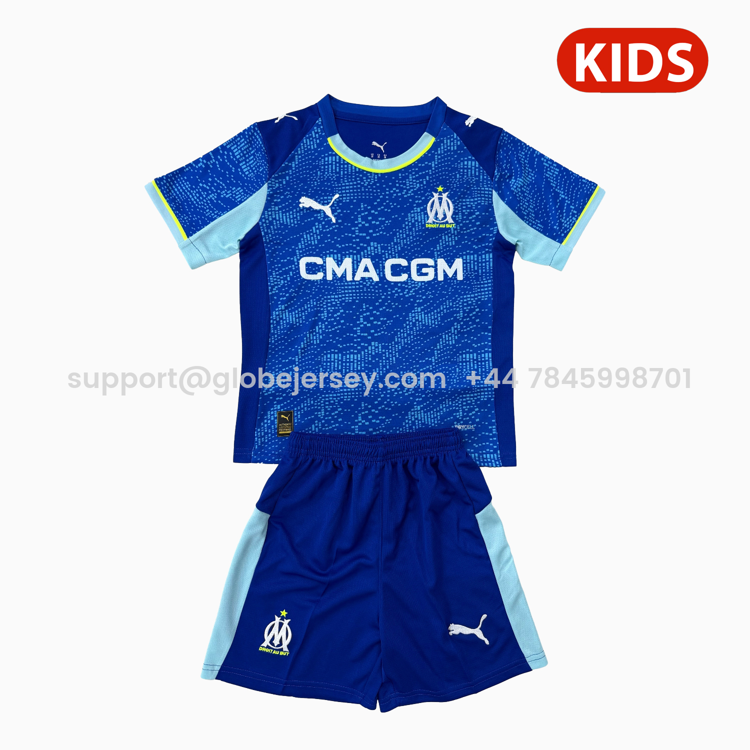 Marseille 25-26 Third Kids Kit