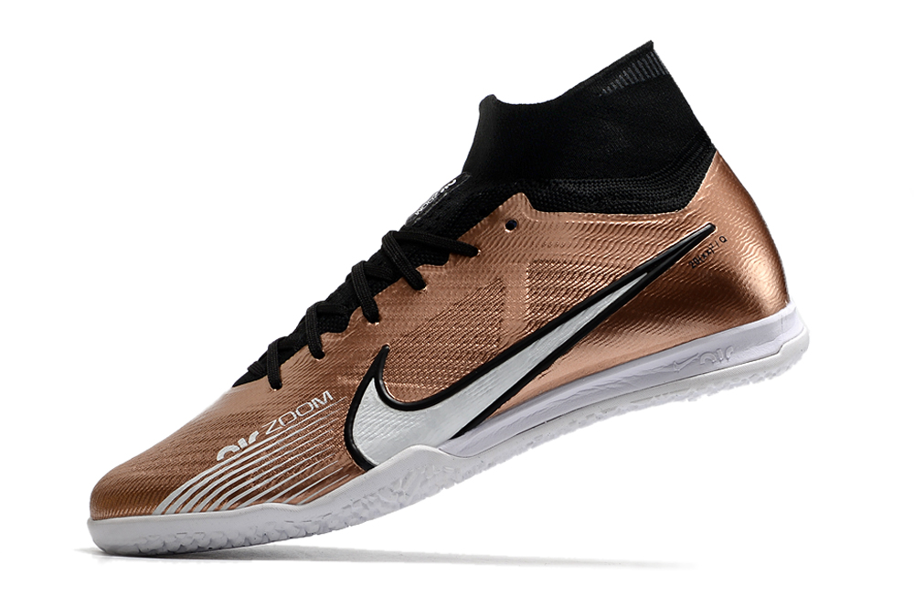 Assassin XV high-top fully knitted waterproof MD air cushion grass spike football shoes