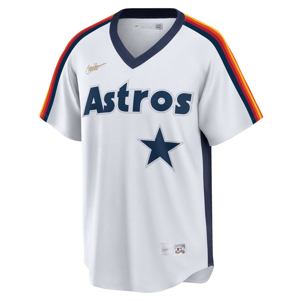 Men's Houston Astros Jeff Bagwell Home Cooperstown Collection Logo Player Jersey - White