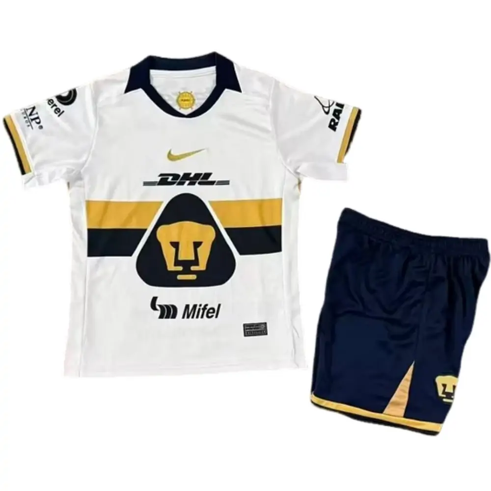 2025-26 Pumas Home Jersey Children's Set - Fans Edition