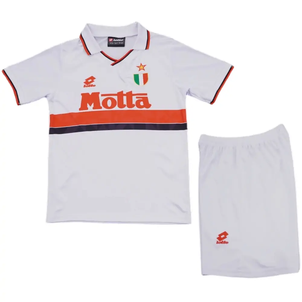 1993-94 AC Milan Away Retro Children's Jersey Set - Fans Edition