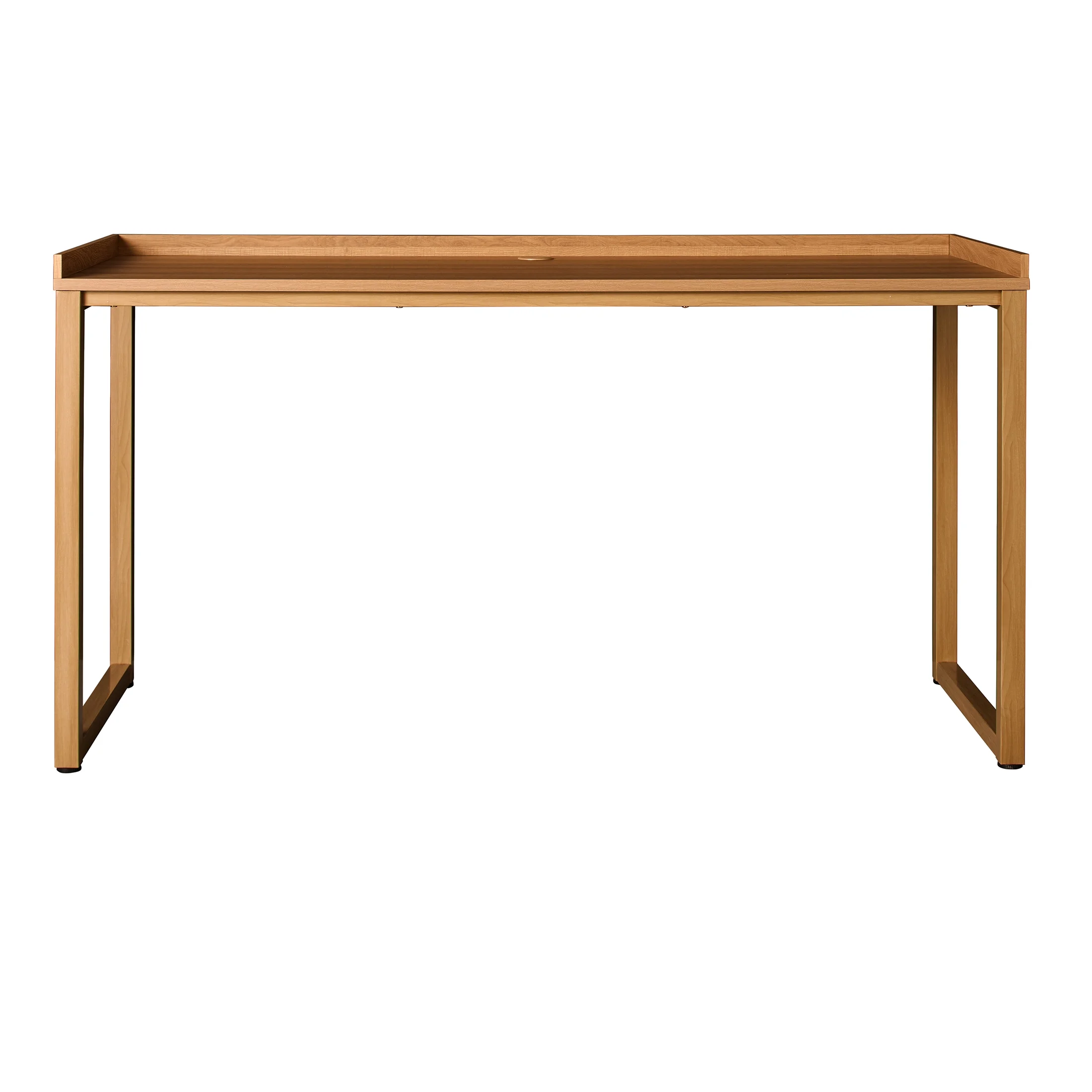 Better Homes & Gardens Ezra Modular L Desk with 6-Cube Storage, Walnut Finish