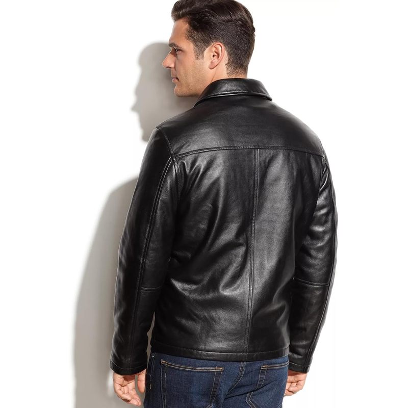 Men's Genuine Lambskin Leather Classic Biker Style Jacket